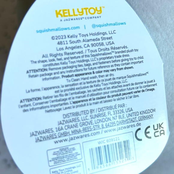 STEPH 🐿️ Flying Squirrel Sugar Glider Fluffy Tail Original Squishmallow ☆ NWT ☆ - Picture 9 of 9